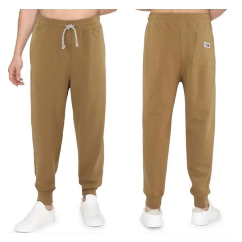 The North Face heritage patch drawstring ￼joggers men’s S tan‎